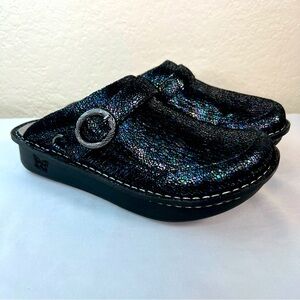 Alegria Black Iridescent Women's Shoes